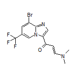 (E)-1-[8-Bromo-6-(trifluoromethyl)imidazo[1,2-a]pyridin-3-yl]-3-(dimethylamino)prop-2-en-1-one