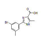 2-(3-Bromo-5-methylphenyl)-5-methyl-1H-imidazole-4-carboxylic Acid