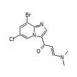 (E)-1-(8-Bromo-6-chloroimidazo[1,2-a]pyridin-3-yl)-3-(dimethylamino)prop-2-en-1-one