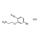 2-(2-Aminoethoxy)-4-bromobenzonitrile Hydrochloride