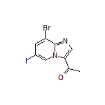 3-Acetyl-8-bromo-6-iodoimidazo[1,2-a]pyridine