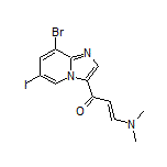 (E)-1-(8-Bromo-6-iodoimidazo[1,2-a]pyridin-3-yl)-3-(dimethylamino)prop-2-en-1-one