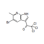 1-(5-Bromo-6-methyl-7-azaindol-3-yl)-2,2,2-trichloroethanone