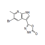 5-(5-Bromo-6-methyl-7-azaindol-3-yl)-1,3,4-oxadiazol-2(3H)-one