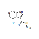 4-Bromo-6-azaindole-3-carbohydrazide