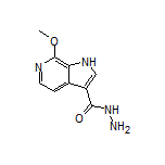 7-Methoxy-6-azaindole-3-carbohydrazide