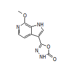 5-(7-Methoxy-6-azaindol-3-yl)-1,3,4-oxadiazol-2(3H)-one