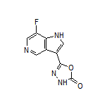 5-(7-Fluoro-5-azaindol-3-yl)-1,3,4-oxadiazol-2(3H)-one