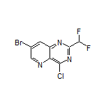 7-Bromo-4-chloro-2-(difluoromethyl)pyrido[3,2-d]pyrimidine