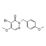 4-Bromo-5-methoxy-2-(4-methoxybenzyl)pyridazin-3(2H)-one