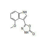 5-(4-Methoxy-3-indolyl)-1,3,4-oxadiazol-2(3H)-one