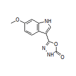 5-(6-Methoxy-3-indolyl)-1,3,4-oxadiazol-2(3H)-one