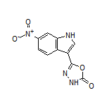 5-(6-Nitro-3-indolyl)-1,3,4-oxadiazol-2(3H)-one