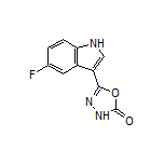 5-(5-Fluoro-3-indolyl)-1,3,4-oxadiazol-2(3H)-one