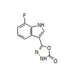 5-(7-Fluoro-3-indolyl)-1,3,4-oxadiazol-2(3H)-one