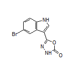 5-(5-Bromo-3-indolyl)-1,3,4-oxadiazol-2(3H)-one