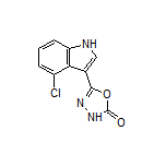 5-(4-Chloro-3-indolyl)-1,3,4-oxadiazol-2(3H)-one