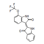 (Z)-7’-(Trifluoromethoxy)-[2,3’-biindolinylidene]-2’,3-dione