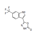 5-[6-(Trifluoromethyl)-3-indolyl]-1,3,4-oxadiazol-2(3H)-one