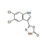 5-(5,6-Dichloro-3-indolyl)-1,3,4-oxadiazol-2(3H)-one