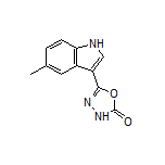 5-(5-Methyl-3-indolyl)-1,3,4-oxadiazol-2(3H)-one