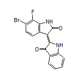 (Z)-6’-Bromo-7’-fluoro-[2,3’-biindolinylidene]-2’,3-dione