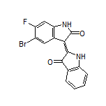 (Z)-5’-Bromo-6’-fluoro-[2,3’-biindolinylidene]-2’,3-dione