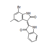 (Z)-7’-Bromo-5’-methyl-[2,3’-biindolinylidene]-2’,3-dione