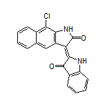 (Z)-9-Chloro-3-(3-oxoindolin-2-ylidene)-1H-benzo[f]indol-2(3H)-one