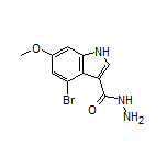 4-Bromo-6-methoxyindole-3-carbohydrazide