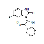 (Z)-4’-Bromo-5’-fluoro-[2,3’-biindolinylidene]-2’,3-dione