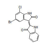 (Z)-5’-Bromo-7’-chloro-[2,3’-biindolinylidene]-2’,3-dione