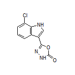 5-(7-Chloro-3-indolyl)-1,3,4-oxadiazol-2(3H)-one