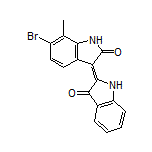 (Z)-6’-Bromo-7’-methyl-[2,3’-biindolinylidene]-2’,3-dione