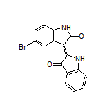 (Z)-5’-Bromo-7’-methyl-[2,3’-biindolinylidene]-2’,3-dione