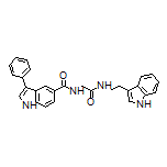 N-[2-[[2-(3-Indolyl)ethyl]amino]-2-oxoethyl]-3-phenyl-1H-indole-5-carboxamide