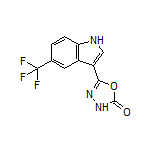 5-[5-(Trifluoromethyl)-3-indolyl]-1,3,4-oxadiazol-2(3H)-one