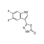 5-(5,6-Difluoro-3-indolyl)-1,3,4-oxadiazol-2(3H)-one