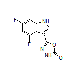 5-(4,6-Difluoro-3-indolyl)-1,3,4-oxadiazol-2(3H)-one