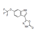 5-[6-(Trifluoromethoxy)-3-indolyl]-1,3,4-oxadiazol-2(3H)-one