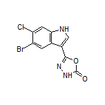 5-(5-Bromo-6-chloro-3-indolyl)-1,3,4-oxadiazol-2(3H)-one