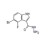 5-Bromo-4-fluoroindole-3-carbohydrazide