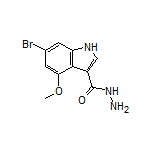 6-Bromo-4-methoxyindole-3-carbohydrazide