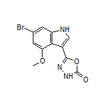 5-(6-Bromo-4-methoxy-3-indolyl)-1,3,4-oxadiazol-2(3H)-one