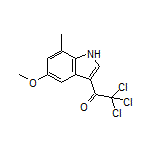 2,2,2-Trichloro-1-(5-methoxy-7-methyl-3-indolyl)ethanone