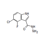 5-Chloro-4-fluoroindole-3-carbohydrazide