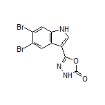 5-(5,6-Dibromo-3-indolyl)-1,3,4-oxadiazol-2(3H)-one