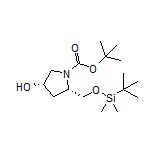 (3S,5S)-5-[[(tert-Butyldimethylsilyl)oxy]methyl]-1-Boc-pyrrolidin-3-ol