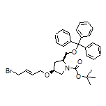 (2S,4S)-4-[[(E)-4-Bromo-2-buten-1-yl]oxy]-1-Boc-2-[(trityloxy)methyl]pyrrolidine