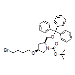 (2S,4S)-4-(4-Bromobutoxy)-1-Boc-2-[(trityloxy)methyl]pyrrolidine